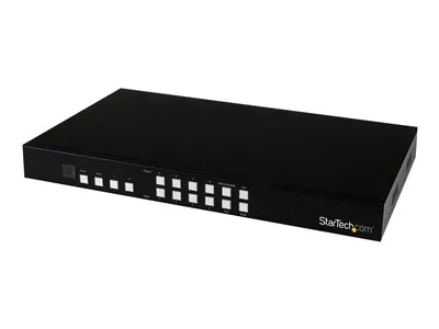 Startech 4x4 HDMI Matrix Switch with Picture-and-Picture Multiviewer or Video Wall - 4x4 Matrix Switch with Video Combining (VS424HDPIP) - Spínač video/audio - desktop - pro P/N: SVA12M5NA