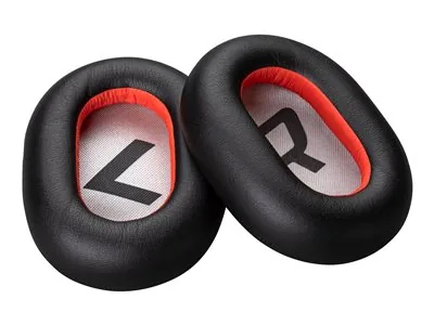 HP Poly - Kryt uší pro náhlavní souprava Bluetooth - koženka - černá (balení 2)