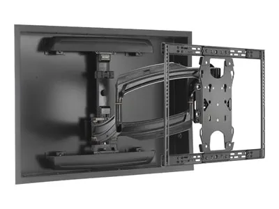 Chief Thinstall Large Dual Arm Wall Mount - For Displays 42-75" - Black - Držák - plný pohyb - pro plochý panel - černá - velikost obrazovky: 42"-75" - montáž na stěnu