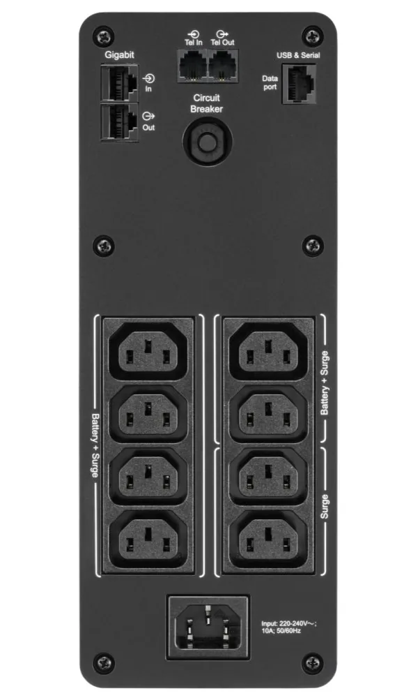 APC Back-UPS Pro BR1200SI - UPS - AC 220-240 V - 720 watt - 1200 VA - USB - výstupní konektory: 8 - černá
