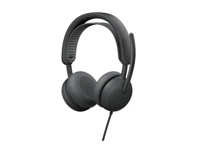 Logitech Zone Wired 2 for Business - Náhlavní souprava - náhlavní - kabelové - odstranení šumu - grafit - certifikováno pro Microsoft Teams