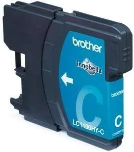 Brother LC1100HYC - Vysoká výtěžnost - azurová - originální - inkoustová cartridge - pro Brother DCP-6690CW; Justio MFC-5890CN