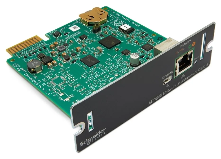APC Network Management Card 3 with PowerChute Network Shutdown - Adaptér pro vzdálené řízení - 1GbE - 1000Base-T - pro P/N: SMT1000RM1U, SMT750RM1U, SRTL10KRM4UT, SRTL8KRM4UT, SRYL5K20XLT18, SRYL5K20XLT24