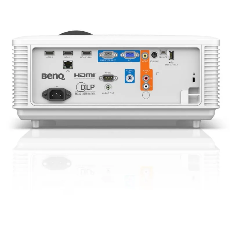 BenQ LU785 WUXGA DLP projektor Laser 6000ANSI 3M:1 2x VGA 3x HDMI USB LAN repro