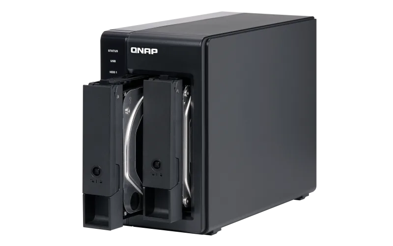 QNAP TR-002, Tower, 2-bay rozšiřovací jednotka s podporou RAID na USB 3.1 pro NAS PC