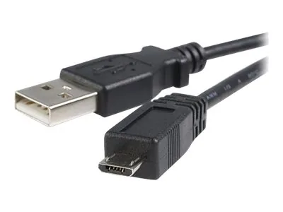 StarTech 2m Micro USB Cable A to Micro B Micro USB Cable - Kabel USB - USB (M) do Micro USB typ B (M) - USB 2.0 - 2 m - černá