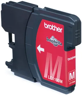 Brother LC1100M - Purpurová - originální - inkoustová cartridge - pro Brother DCP-185, 395, 585, 6690, J715, MFC-490, 5490, 790, 795, 990, J615; Justio MFC-5890