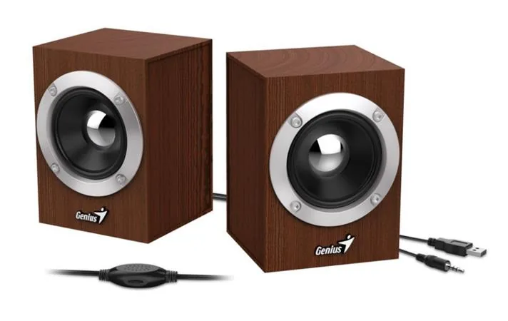 GENIUS repro SP-HF280 2.0 6W dřevěné barva dřevo