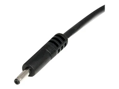 StarTech 3 ft. (0.9 m) USB to Type H Barrel 5V DC Power Cable - USB to 3.4mm Power Cable - 5V DC Type H - Black - Bluetooth Charger (USB2TYPEH) - USB / napájecí kabel - USB (pouze napájení) (M) do DC jack 3.4 mm (M) - 91 cm - lisovaný - černá