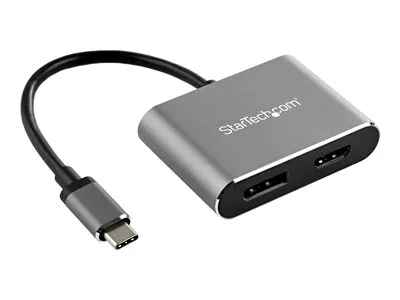 Startech USB C Multiport Video Adapter, 4K 60Hz USB-C to HDMI 2.0 or DisplayPort 1.2 Monitor Adapter, USB Type-C 2-in-1 Display Converter HDMI/DP HBR2 HDR, Thunderbolt 3 Compatible - USB-C 2 in 1 Adapter (CDP2DPHD) - Video adaptér - USB-C s piny (male) do