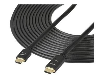 Startech 65 ft (20m) High Speed HDMI Cable - Male to Male - Active - 28AWG - CL2 Rated In-wall Installation - Ultra HD 4K x 2K - Active HDMI Cable (HDMM20MA) - HDMI kabel - HDMI s piny (male) do HDMI s piny (male) - 20 m - dvojnásobně stíněný - černá