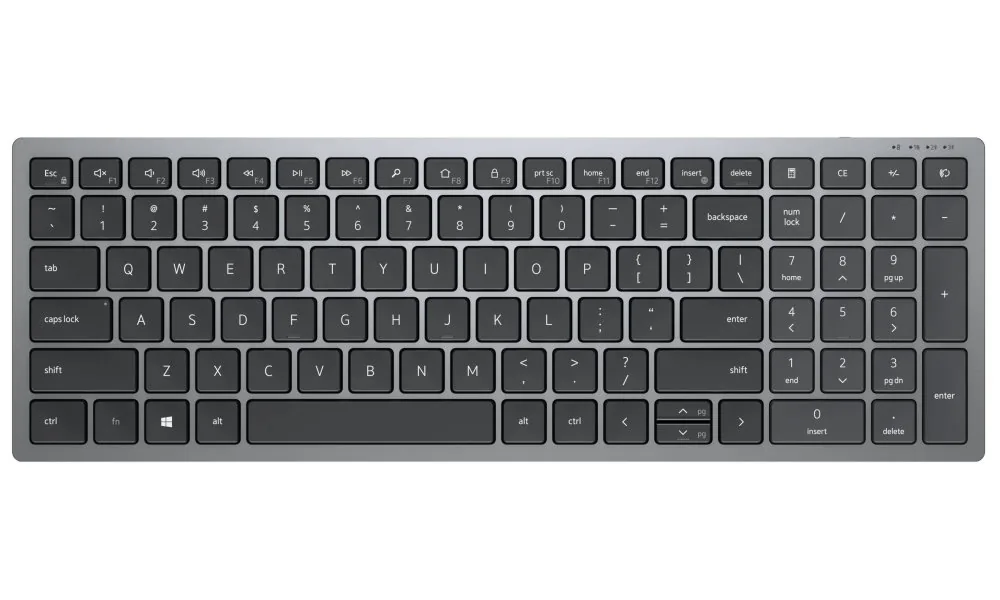 Dell Multi-Device Wireless Combo KM7120W CZ/SK - Titan Gray - SET bezdrátové klávesnice a myši