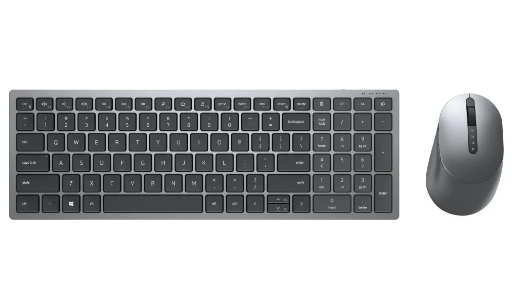 Dell Multi-Device Wireless Combo KM7120W CZ/SK - Titan Gray - SET bezdrátové klávesnice a myši