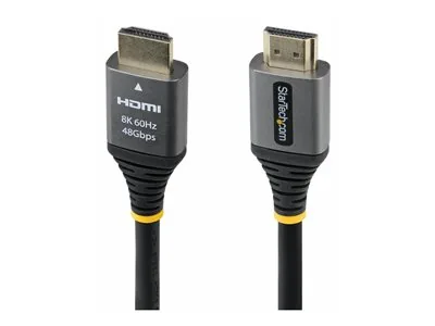 Startech - Ultra High Speed - HDMI kabel - HDMI s piny (male) do HDMI s piny (male) - 30 cm - odstínený - cerná a stríbrná - podpora 4K120Hz, podpora 8K60Hz, pasivní