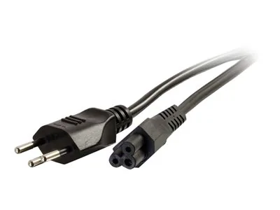 C2G Swiss Laptop Power Cord - Elektrický kabel - IEC 60320 C5 do SEV 1011 (M) - AC 250 V - 2 m - lisovaný - černá - Švýcarsko