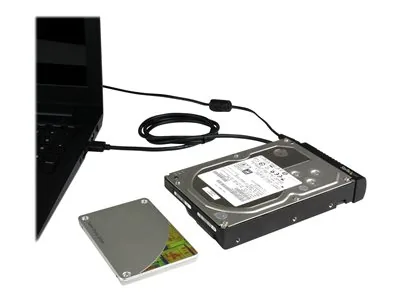 Startech USB to SATA Adapter Cable - 2.5in and 3.5in Drives - USB 3.1 - 10Gbps - External Hard Drive Cable - Hard Drive Adapter Cable (USB312SAT3) - Řadič úložiště - 2.5", 3.5" - SATA 6Gb/s - USB 3.1 (Gen 2) - černá