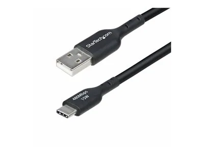StarTech 4m (13ft) USB-A to USB-C Charging Cable, Charger Cord, M/M - USB kabel - USB (M) do USB-C (M) - USB 2.0 - 3 A - 4 m - neobsahuje halogen, pasivní, nabíjení a synchronizace, USB Fast Charge (15W) - cerná