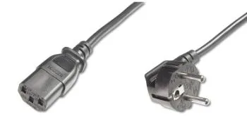 PremiumCord Kabel síťový 230V k počítači 5m
