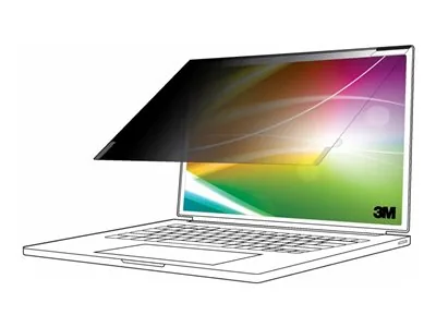 3M Bright Screen Privacy Filter - Filtr pro zvýšení soukromí k notebooku - jasná obrazovka - odstranitelné - flip/lepidlo - 16" - pro Dell Studio XPS 16