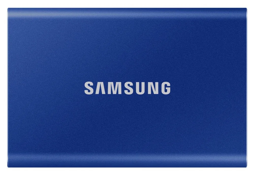 Samsung externí SSD 2TB T7 USB 3.2 Gen2 (prenosová rychlost až 1050MB s) modrá