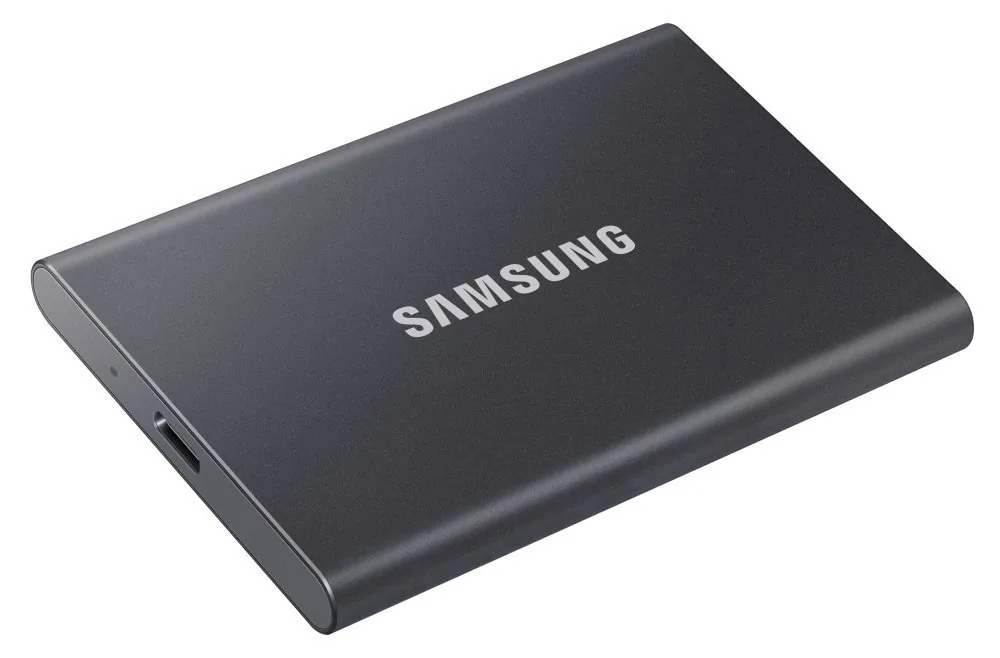 Samsung externí SSD 2TB T7 USB 3.2 Gen2 (prenosová rychlost až 1050MB s) šedá