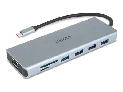 DICOTA - Dokovací stanice - USB-C - DP, HDMI - 1GbE