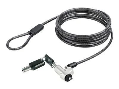 Startech Laptop cable lock 6Ft Compatible With Noble Wedge; Laptop Cable Lock, 6Ft (2m), Anti-Theft Keyed Lock, Security Cable Lock For Dell XPS/Latitude, Cut-Resistant Steel Cable Lock For Laptop (NBLWK-LAPTOP-LOCK) - Bezpečnostní kabelový zámek - černá,