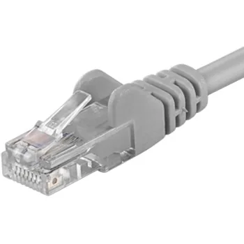 Premiumcord Patch kabel Cat6a S-FTP, AWG 26 7, délka 0.5m, šedá