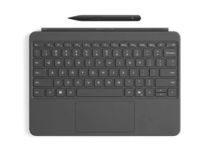 Microsoft Surface Pro Keyboard - 12-inch - klávesnice - full size - s touchpad, akcelerometr - podsvícená - magnetické dokování - slída - 73 % recyklovaných vláken na bázi dřeva pro spotřebitele - s Slim Pen