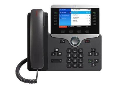 Cisco IP Phone 8861 - With Multiplatform Phone Firmware - telefon VoIP - IEEE 802.11a/b/g/n/ac (Wi-Fi) - SIP, RTCP, RTP, SRTP, SDP - uhel
