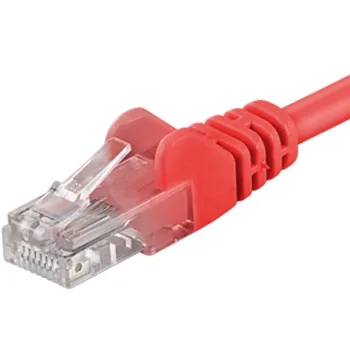 Premiumcord Patch kabel Cat6a S-FTP, AWG 26 7, délka 10m, červená