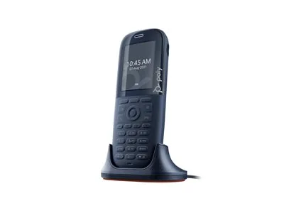 HP Poly Rove 30 - Bezdrátový telefon s identifikací volajícího/čekajícím hovorem - DECT - 3-cestný možnost volání - 10 řádků - černá