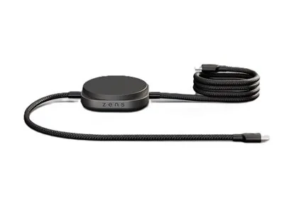ZENS Pro 2 - Bezdrátová nabíjecí podložka - 140 Watt - 2 výstupní konektory (magnetický, USB-C) - Certifikace MFI