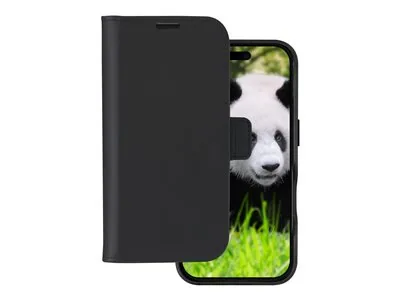 dbramante1928 Lynge - Pouzdro s klopou pro mobilní telefon - kompatibilita s MagSafe - kůže full-grain - černá - pro Apple iPhone 16 Pro Max