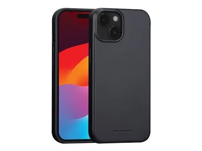 dbramante1928 Roskilde - Zadní kryt pro mobilní telefon - kompatibilita s MagSafe - kůže full-grain - černá - pro Apple iPhone 13, 14, 15, 16e, 17e
