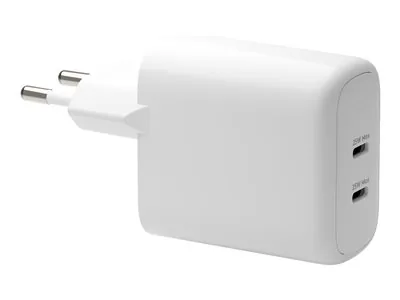 dbramante1928 re-charge - Síťový adaptér - 25 watt - 2 výstupní konektory (USB-C) - bílá - Evropa