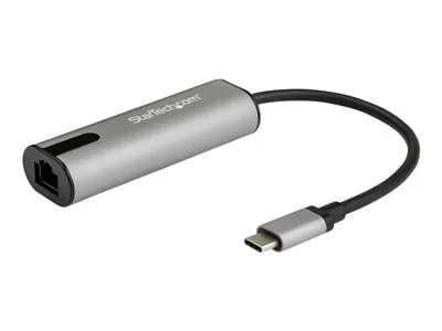 Startech 2.5GbE USB C to Ethernet Adapter NBASE-T NIC, USB 3.0 Type C 2.5/1 Gigabit/100 Mbps Multi Speed Network/USB 3.1 Laptop to RJ45/LAN Thunderbolt 3 Compatible/MacBook Pro Surface - Type-C to Ethernet - Síťový adaptér - USB-C - 10M/100M/1G/2.5 Gigabi