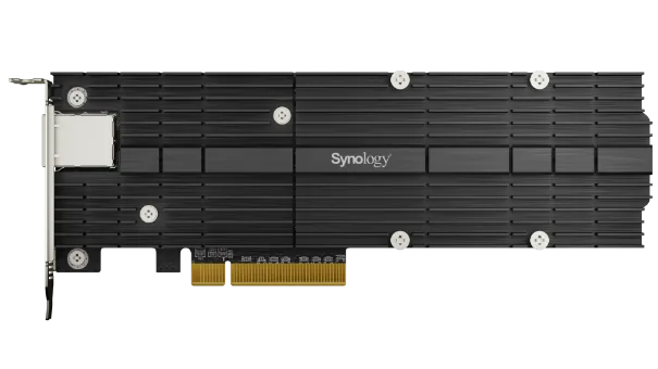 Synology E10M20-T1 - Síťový adaptér - PCIe 3.0 x8 nízký profil - 10Gb Ethernet x 1 - pro Synology RS820, SA3400, SA3600; Disk Station DS1618, DS1819, DS2419; RackStation RS820