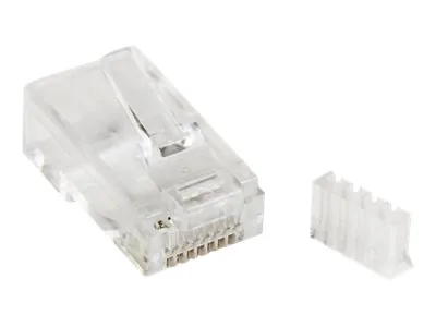 Startech Cat 6 RJ45 Modular Plug for Solid Wire - 50 Pack (CRJ45C6SOL50) - Síťový konektor - RJ-45 (M) - CAT 6 - průsvitná (balení 50) - pro P/N: WIRC6CMPBLU