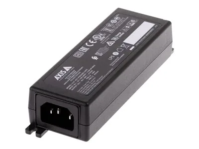 AXIS Midspan - Dávkovač energie - AC 100-240 V - 30 Watt - výstupní konektory: 1 - Evropa - černá - pro AXIS A1610, C1410, D3110, M4308, P1385, P3818, Q1715, Q3536, Q3538, W400; P37 Series