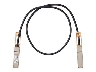Cisco Copper Cable - Kabel pro přímé připojení 100GBase - QSFP (M) do QSFP (M) - 3 m - pasivní - pro Mellanox ConnectX-5 Ex EN; Nexus 93108TC-EX, 93180YC-FX, 9336C-FX2