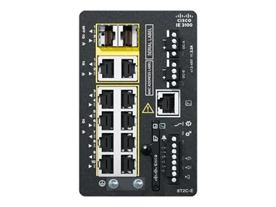 Cisco Catalyst IE3105 Rugged Series - Network Essentials - přepínač - řízený - 8 x 10/100/1000 + 2 x combo Gigabit - lze montovat na konzolu DIN