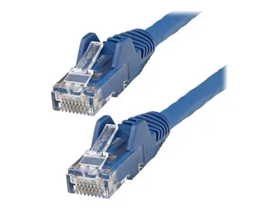 Startech 10m LSZH CAT6 Ethernet Cable, 10 Gigabit Snagless RJ45 100W PoE Network Patch Cord with Strain Relief, CAT 6 10GbE UTP, Blue, Individually Tested/ETL, Low Smoke Zero Halogen - Category 6 - 24AWG - Patch kabel - RJ-45 (M) do RJ-45 (M) - 10 m - 6 m
