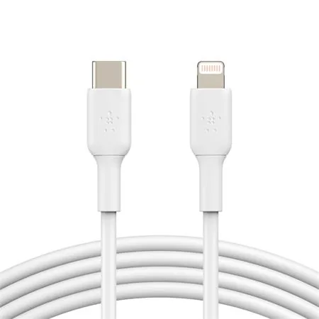 Belkin BOOST CHARGE Lightning/USB-C kabel, 1m, bílý