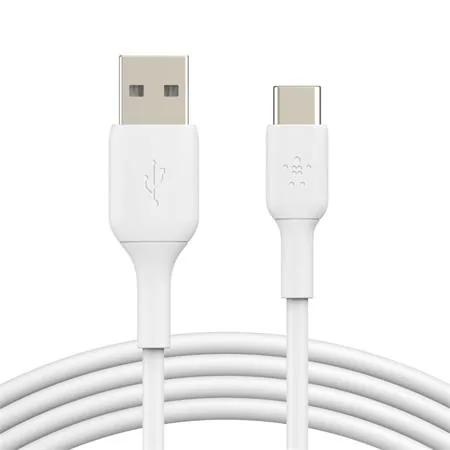 Belkin BOOST CHARGE USB-C/USB-A kabel, 2m, bílý
