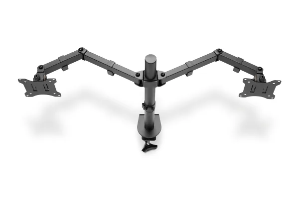 Digitus držák na dva monitory 15-32 ", 2x 8 kg (max.), Černé VESA: 75 x 75, 100 x 100