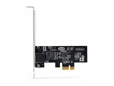 Startech 1-Port 2.5G NBASE-T PCIe Network Card, Computer Network Interface Card, Intel I225-V, Single-Port Ethernet, Multi-Gigabit NIC (PR12GI-NETWORK-CARD) - Sítový adaptér - PCIe 2.0 nízký profil - 10/100/1000/2500Base-T x 1 - cerná