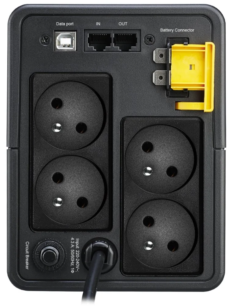 APC Back-UPS 950VA - UPS - AC 230 V - 520 watt - 950 VA - USB - výstupní konektory: 4 - černá