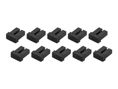 Startech LC SFP Dust Covers 10pk - Fiber Optic Dust Caps - SFP Port Dust Covers (SFPLCCAP10) - Krytka proti prachu - černá (balení 10)