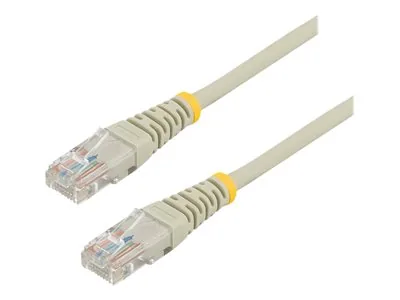 Startech 10m Gray Cat5e / Cat 5 Snagless Ethernet Patch Cable 10 m - Patch kabel - RJ-45 (M) do RJ-45 (M) - 10 m - UTP - CAT 5e - provedení bez hrbolků, licna - šedá